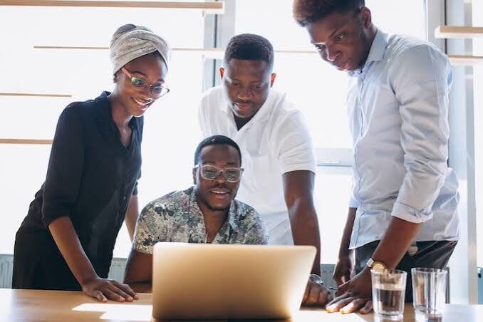 The Payport team working together